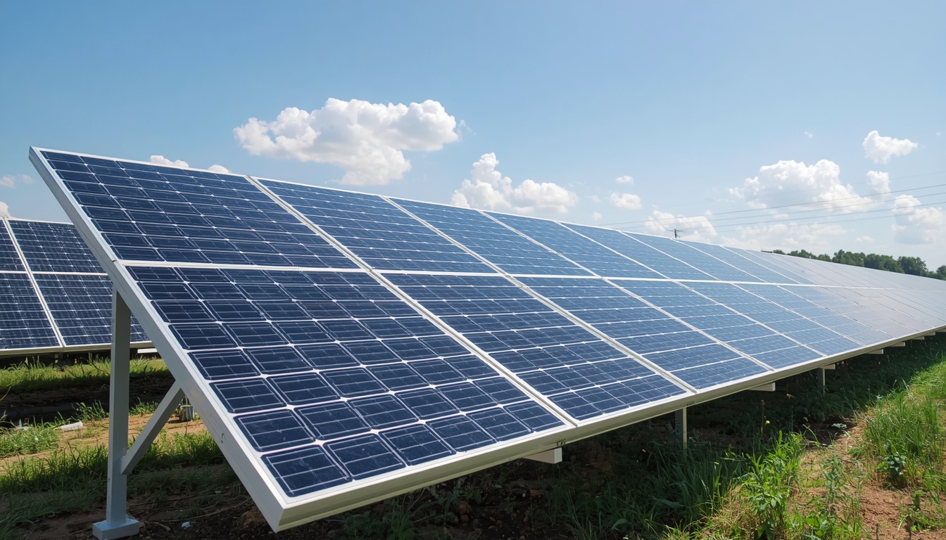 Cleanshine solar panels representing renewable care